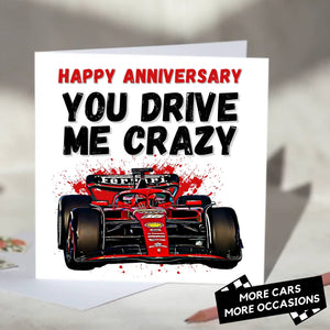 You Drive Me Crazy F1 Card