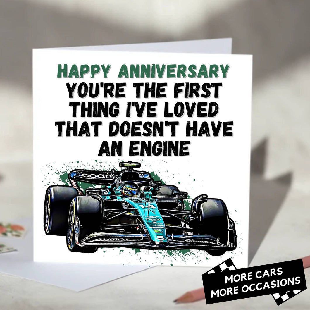 You're the First Thing I've Loved That Doesn't Have An Engine F1 Card