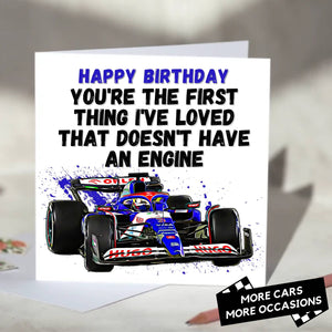 You're the First Thing I've Loved That Doesn't Have An Engine F1 Card