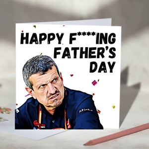 Guenther Steiner Father's Day F1 Card