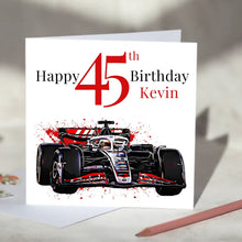 Load image into Gallery viewer, Haas F1 Personalised Birthday Card
