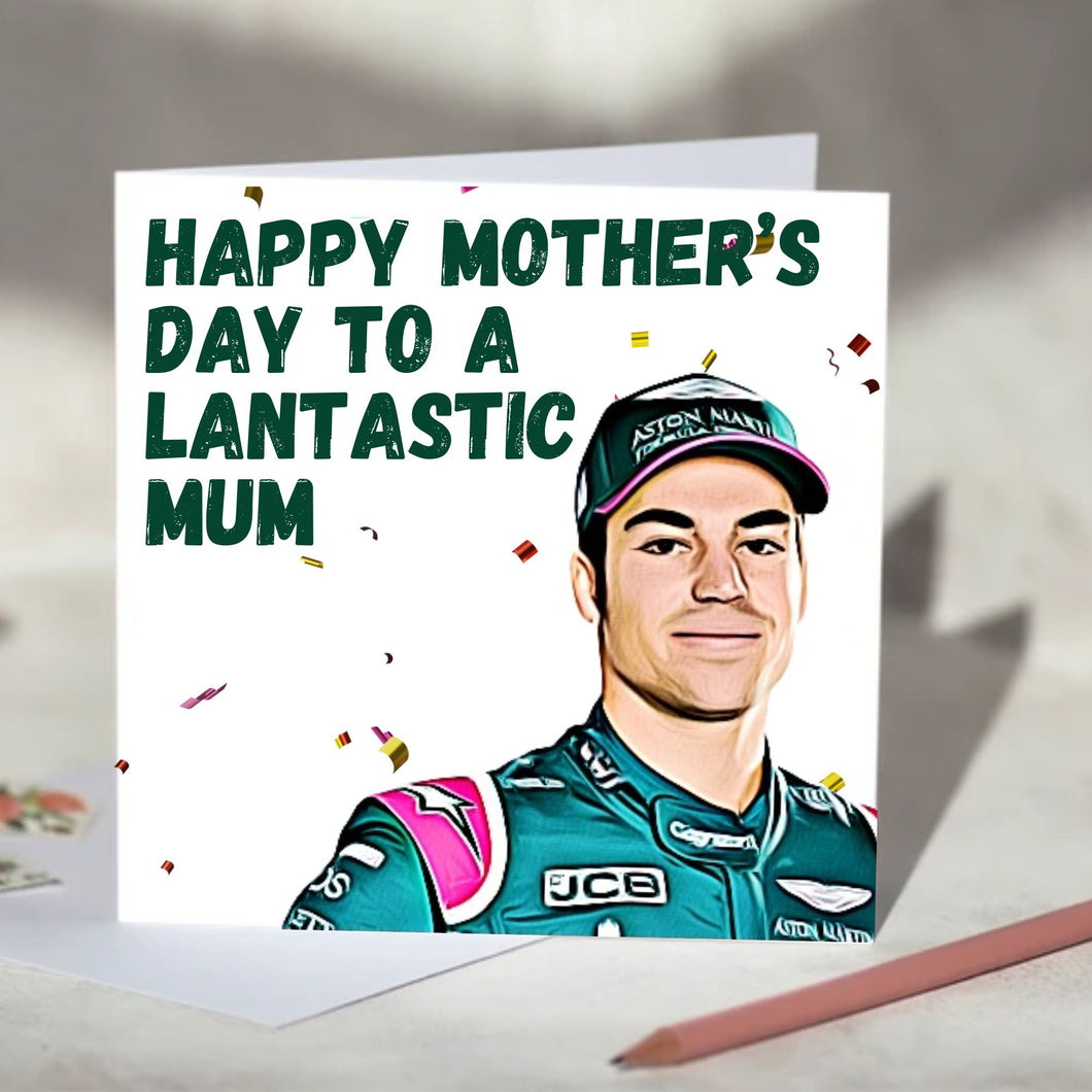 Lance Stroll F1 Father's / Mother's Day Card