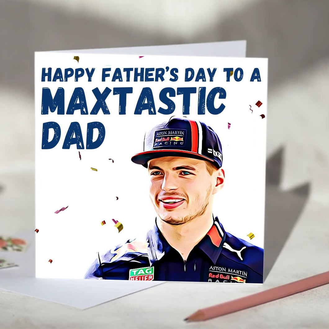 Max Verstappen Maxtastic F1 Card