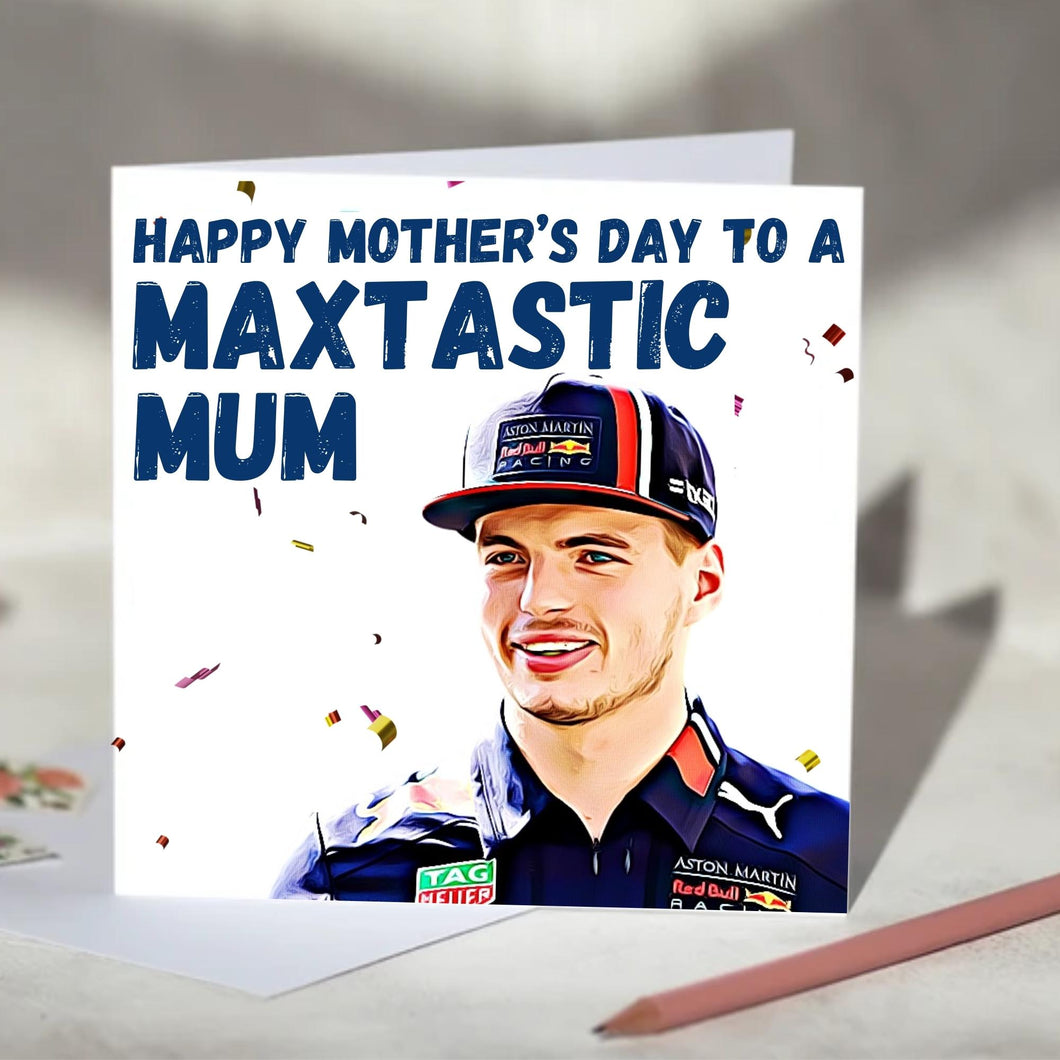 Max Verstappen Maxtastic F1 Card