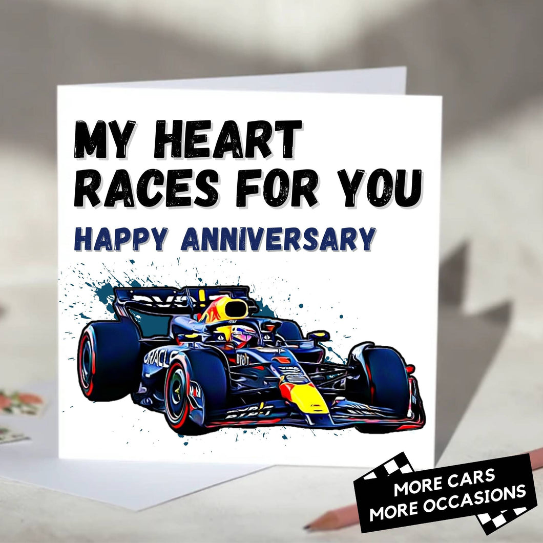 My Heart Races For You F1 Card