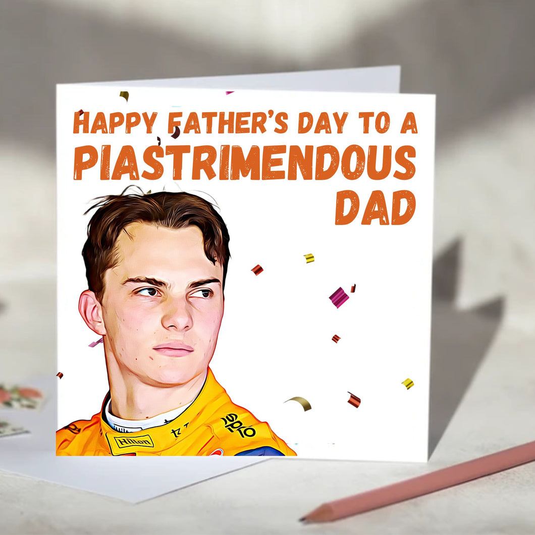 Oscar Piastri F1 Father's/ Mothers' Day Card