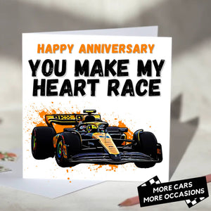 You Make My Heart Race F1 Card