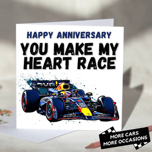 You Make My Heart Race F1 Card