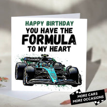 Load image into Gallery viewer, You Have the Formula To My Heart F1 Card
