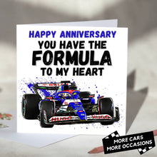 Load image into Gallery viewer, You Have the Formula To My Heart F1 Card
