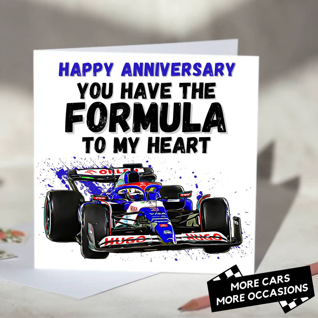 You Have the Formula To My Heart F1 Card