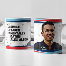 Load image into Gallery viewer, Single, Taken, Mentally Dating Lando Norris F1 Mug Gift
