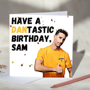 Have a Dantastic Birthday, Christmas Card