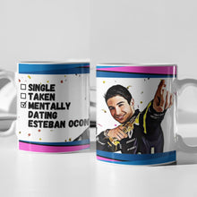 Load image into Gallery viewer, Single, Taken, Mentally Dating Carlos Sainz F1 Mug Gift
