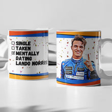 Load image into Gallery viewer, Single, Taken, Mentally Dating Kevin Magnussen F1 Mug Gift
