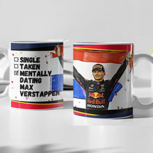 Load image into Gallery viewer, Single, Taken, Mentally Dating Carlos Sainz F1 Mug Gift
