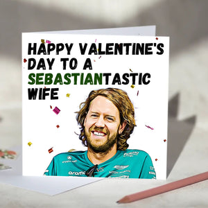 Sebastiantastic Valentine's Day, Anniversary, Mother's Day, Father's Day Card