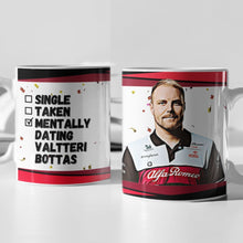 Load image into Gallery viewer, Single, Taken, Mentally Dating Kevin Magnussen F1 Mug Gift
