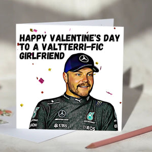 Valtteri Bottas Valtterrific Father's Day, Mother's Day, Anniversary, Valentine's Day Card