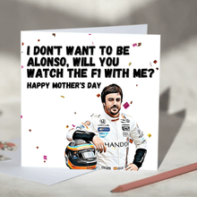 Load image into Gallery viewer, Fernando Alonso F1 Card
