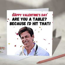 Load image into Gallery viewer, Toto Wolff I&#39;d Hit That Mercedes F1 Card
