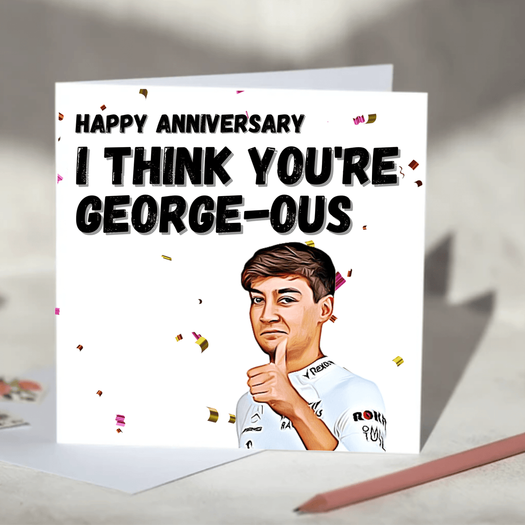 I think you're George-ous George Russel F1 Card