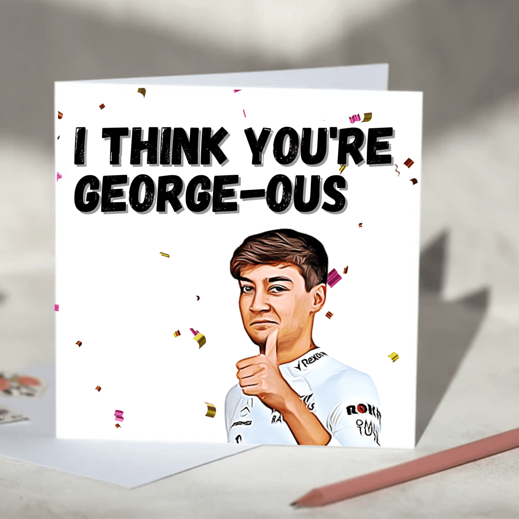 I think you're George-ous George Russel F1 Card