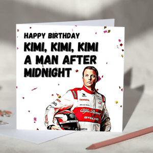 Kimi Kimi Kimi a Man After Midnight Kimi Raikkonen F1 Card