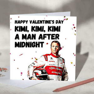 Kimi Kimi Kimi a Man After Midnight Kimi Raikkonen F1 Card