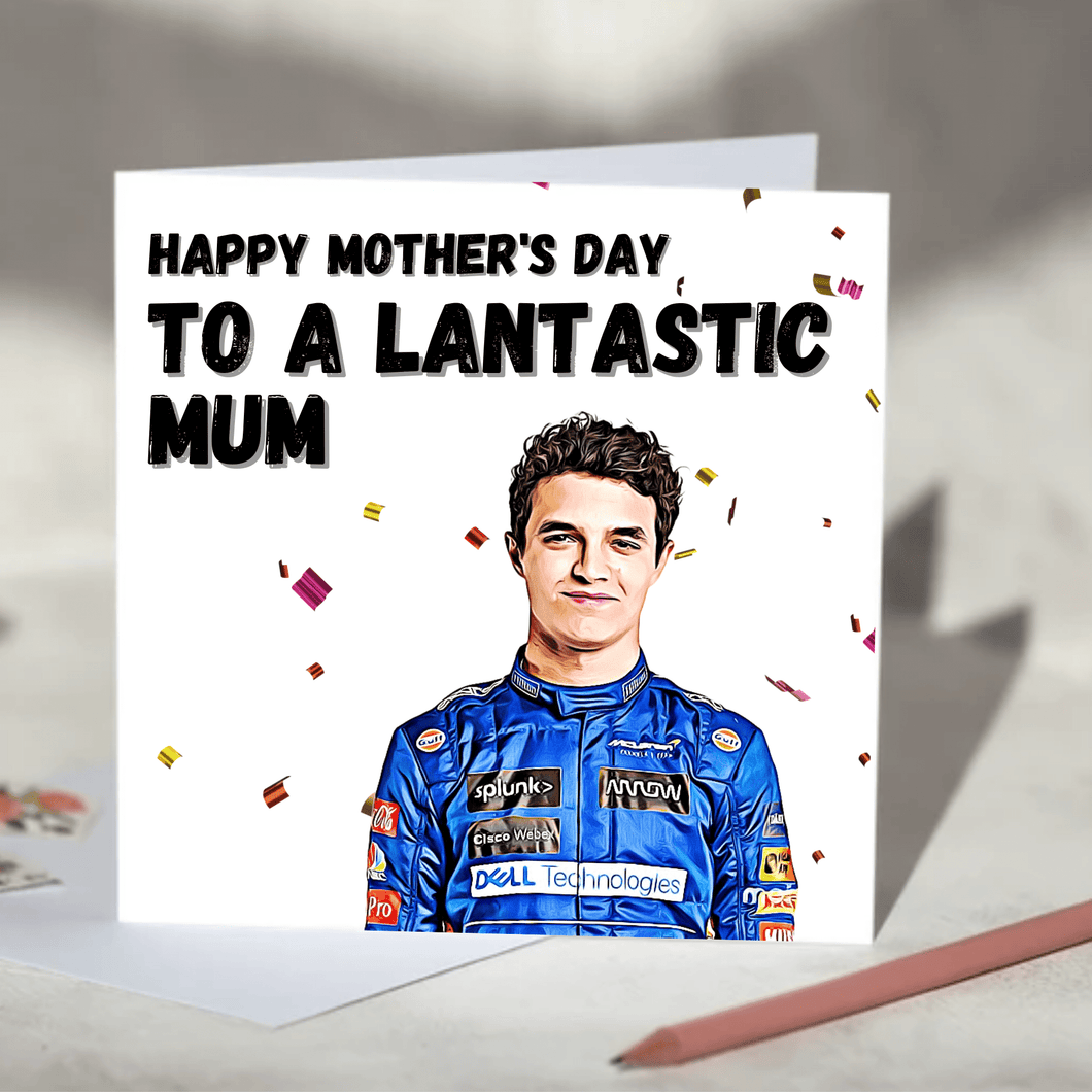 Happy Birthday to a Lantastic Relative Lando Norris F1 Card