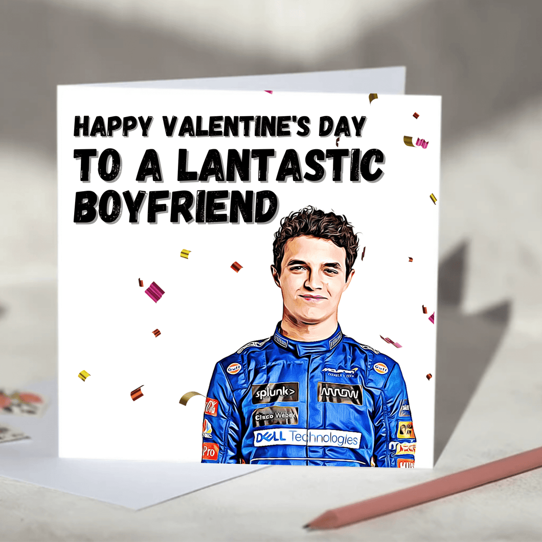 Happy Birthday to a Lantastic Relative Lando Norris F1 Card